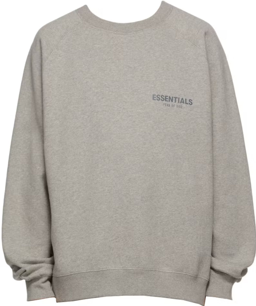 Fear of God Essentials Core Collection Crewneck Dark Heather Oatmeal