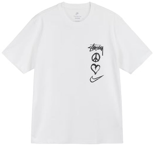 Nike x Stussy Peace, Love, Swoosh T-shirt White