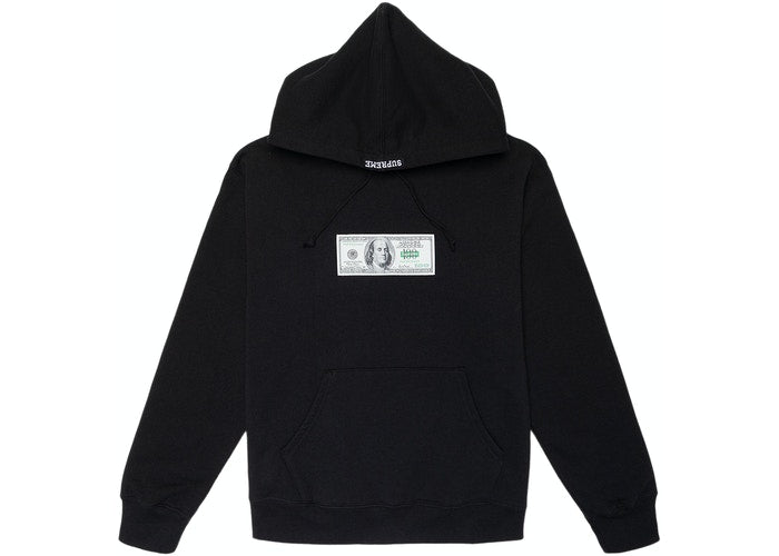 Supreme Franklin Hooded Sweatshirt Black