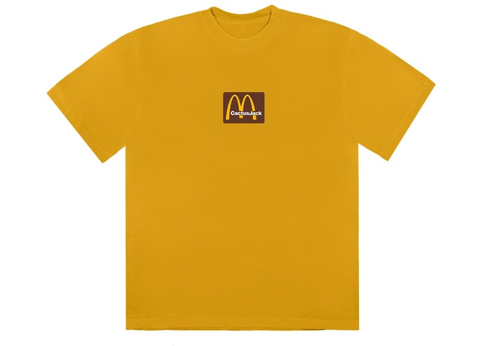 Travis Scott x McDonald's Sesame Inv II T-Shirt Gold
