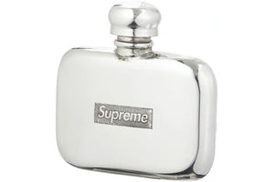 Supreme Pewter Mini Flask Silver