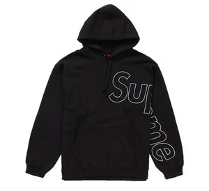 Supreme Reflective Hooded Sweatshirt Black