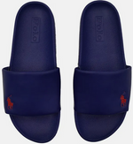 Load image into Gallery viewer, Polo Ralph Lauren Cayson Slides (Navy)
