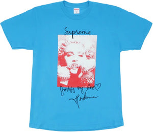 Supreme Madonna Tee Bright Blue