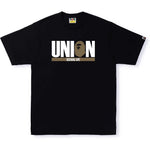Load image into Gallery viewer, BAPE x Union 30th Anniversary Tee Black
