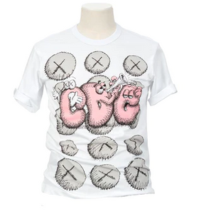 CDG Shirt x KAWS T-shirt White/Pink/Grey