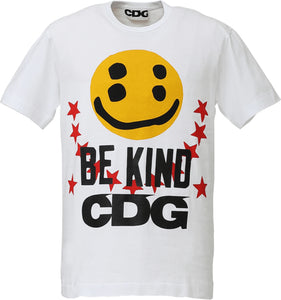 Cactus Plant Flea Market x CDG Smiley Face Be Kind T-Shirt White