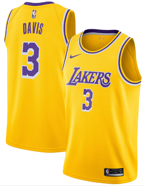 Los Angeles Lakers Anthony Davis Swingman Jersey