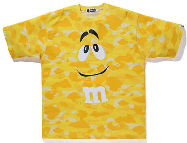 BAPE x M&M's Color Camo Relaxed Tee Yellow