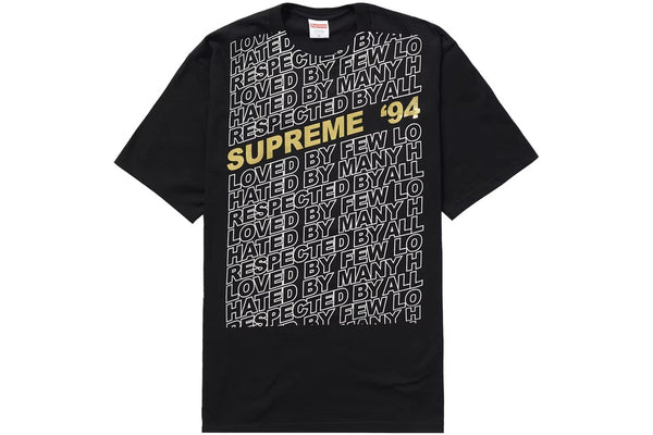Supreme Respected Tee Black