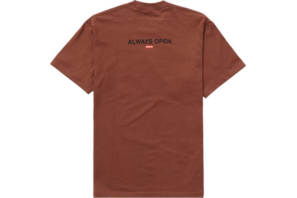 Supreme Gas Tee Brown