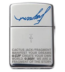 Travis Scott Cactus Jack For Fragment Zippo Lighter