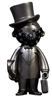 Mr Penny Bags By BAIT x Monopoly x SWITCH Collectables Silver