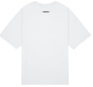 Fear of God Essentials Boxy T-Shirt Applique Logo White