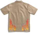 Load image into Gallery viewer, Travis Scott Cactus Jack x Jordan Button Down Shirt Khaki/University Red
