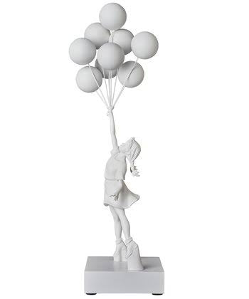 Banksy Balloon Girl Figure White Gesso Ver.