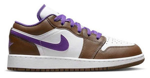 Nike Air Jordan 1 Low "Brown and Purple" (GS)