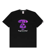 Load image into Gallery viewer, AAPE TEE APE HEAD BLACK VIOLET
