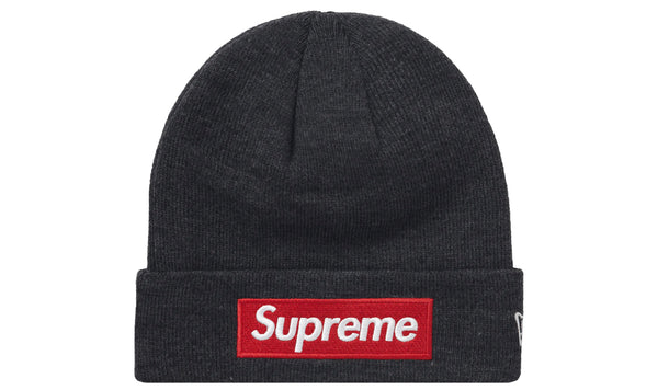 Supreme New Era Box Logo Beanie (FW21) Charcoal