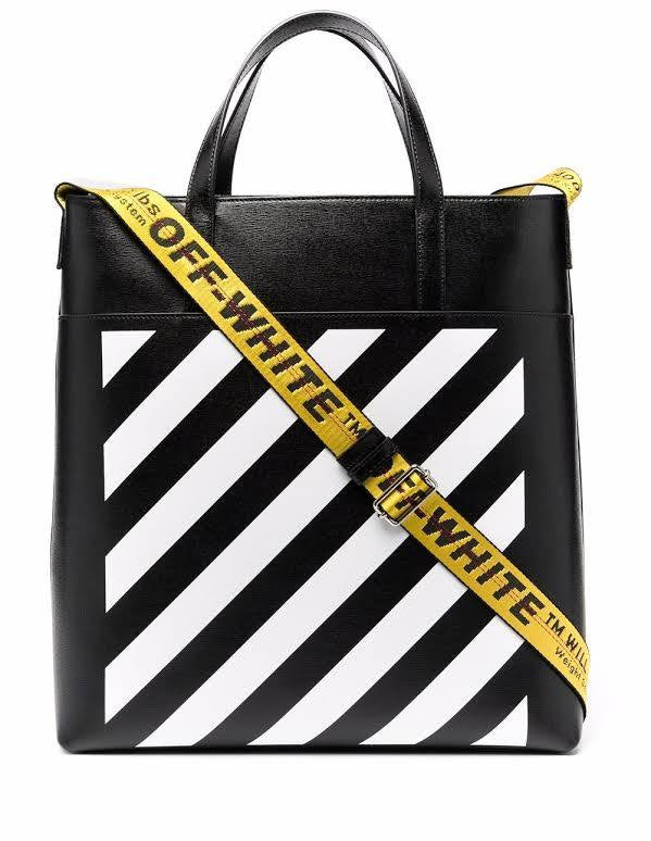 Off-White Binder Diag Saffiano Tote – shoegamemanila