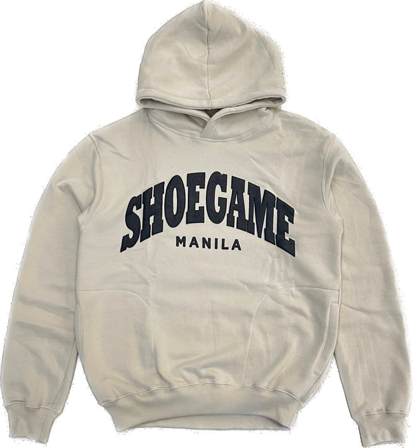 Shoegame Hoodie Arch Logo CREAM