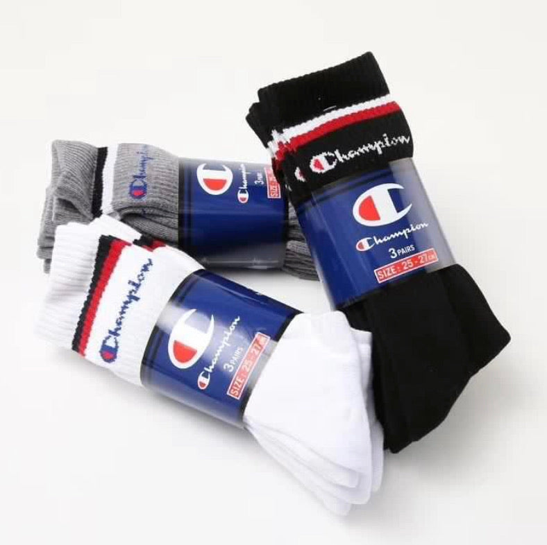 Champion Socks Set of 3 (White)