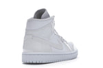 Load image into Gallery viewer, Jordan 1 Mid Triple White Patent Swoosh (W)
