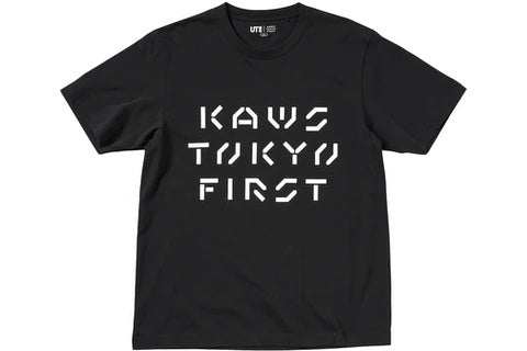 KAWS x Uniqlo Tokyo First Tee (Japanese Sizing) Black