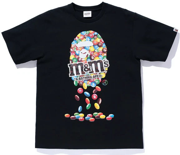 BAPE x M&M's Ape Head Tee Black