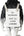 Banksy Brandalism Monkey Sign Figure Black/White