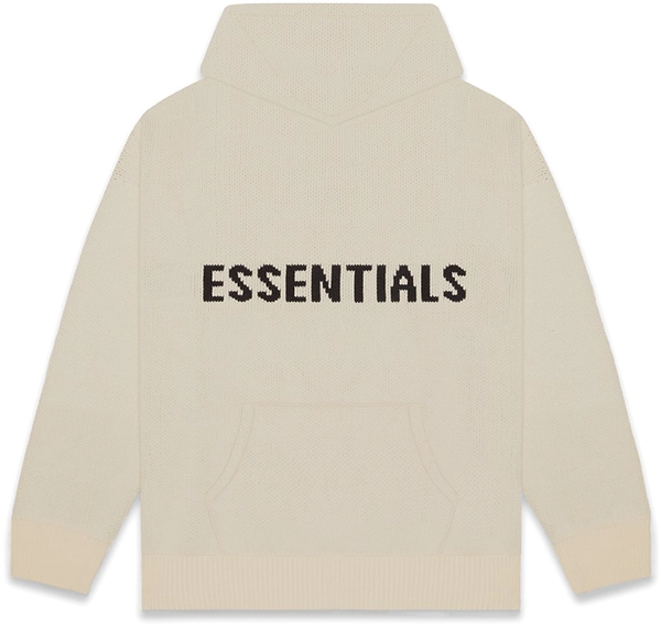 FEAR OF GOD ESSENTIALS Knit Hoodie Olive/Khaki