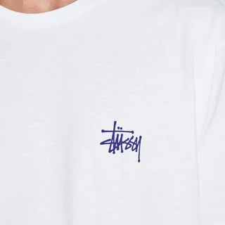 Stussy Basic T-shirt White/Purple