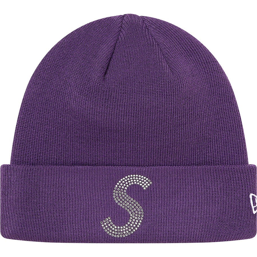 Supreme / New Era / Swarovski S Logo Beanie Purple