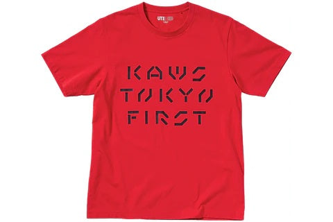 KAWS x Uniqlo Tokyo First T-shirt (Japanese Sizing) Red