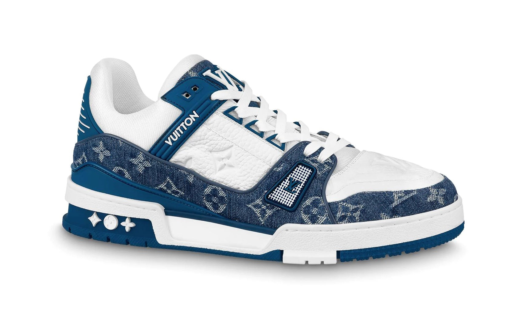 Louis Vuitton Trainer Sneaker In Blue