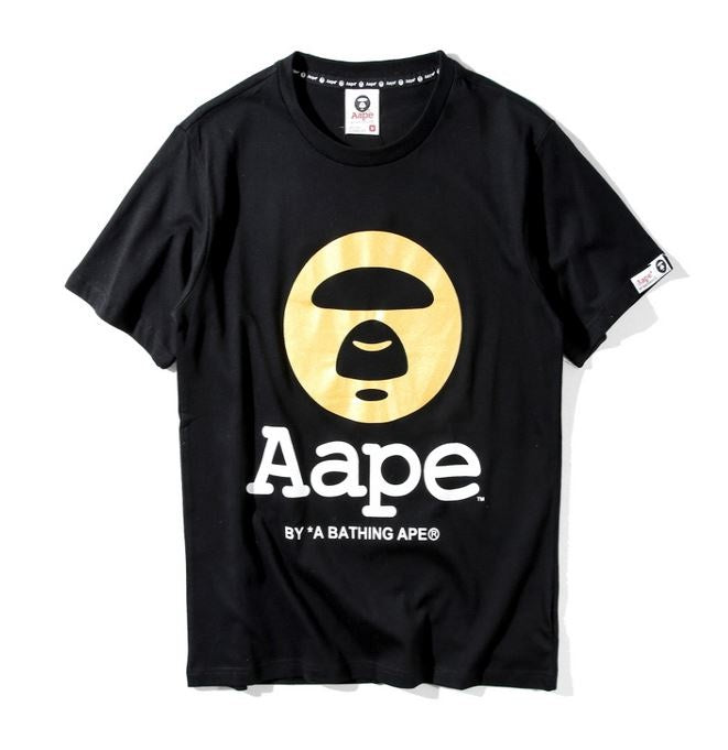 AAPE By A Bathing Ape logo co-ord basketball jersey in black