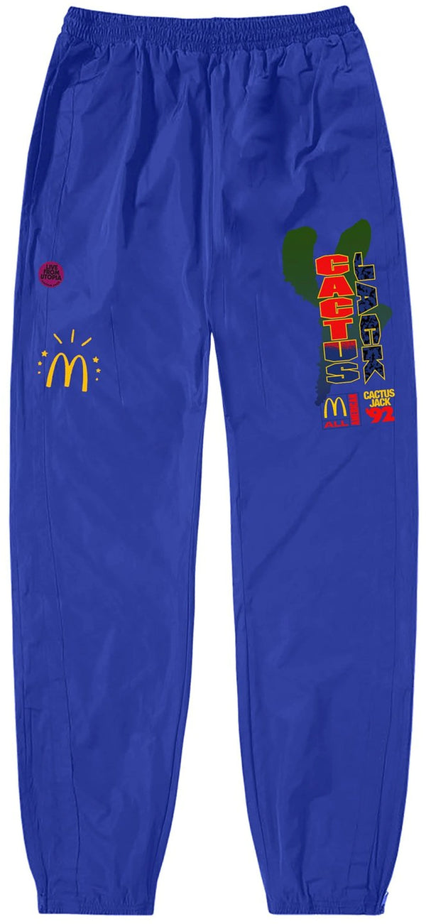 FOLLOW Travis Scott x McDonald's All American '92 II Nylon Pants Blue