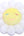 Takashi Murakami Flower Plush 30CM White/Yellow