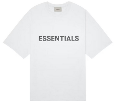 Fear of God Essentials Boxy T-Shirt Applique Logo White