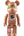 Bearbrick x Staple 400% Brown