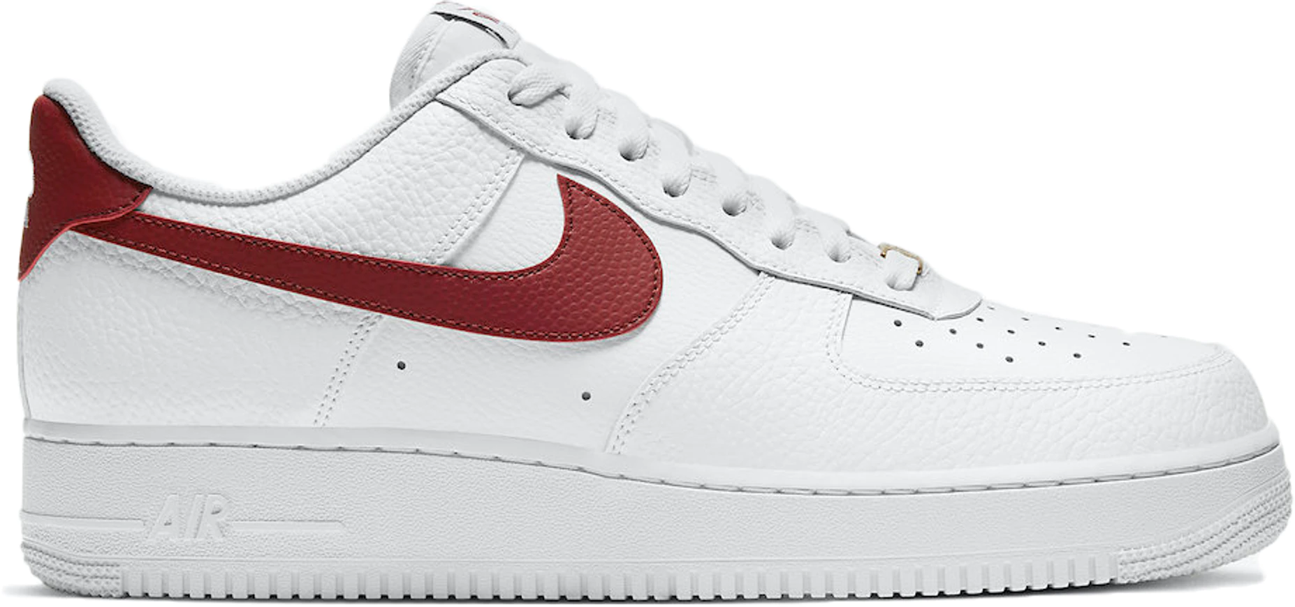 New Nike Air Force 1 Low '07 First Use White Team Red Mens Size 8.5(  DA8478-101)