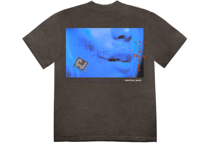 Travis Scott CJ Digital Girl T-Shirt Washed Black