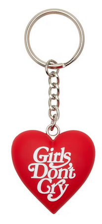 Girls Dont Cry Logo Keychain Red – shoegamemanila