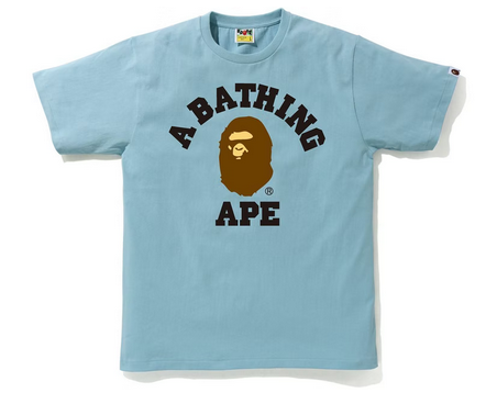 BAPE College Tee (SS21)Sax Blue